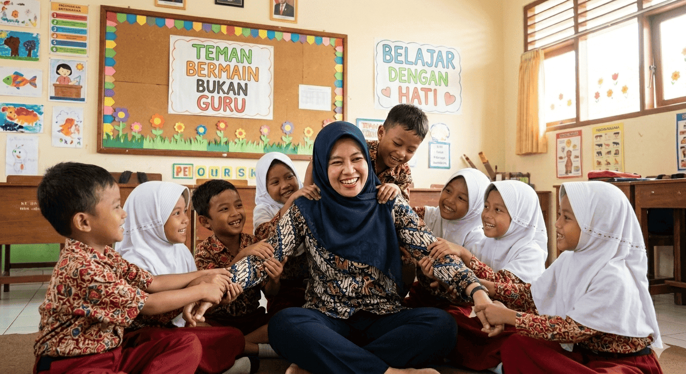 Aku Bukan GURU, Hanya TEMAN BERMAIN